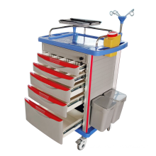 medical hospital furniture trolley Hot Sale Plastic Computer ABS Medical Cart